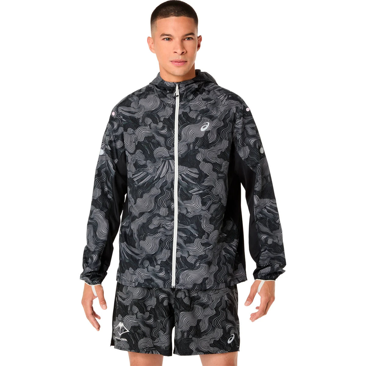 ASICS FUJITRAIL PACKABLE JACKET PERFORMANCE BLACK  - Trail running jacket