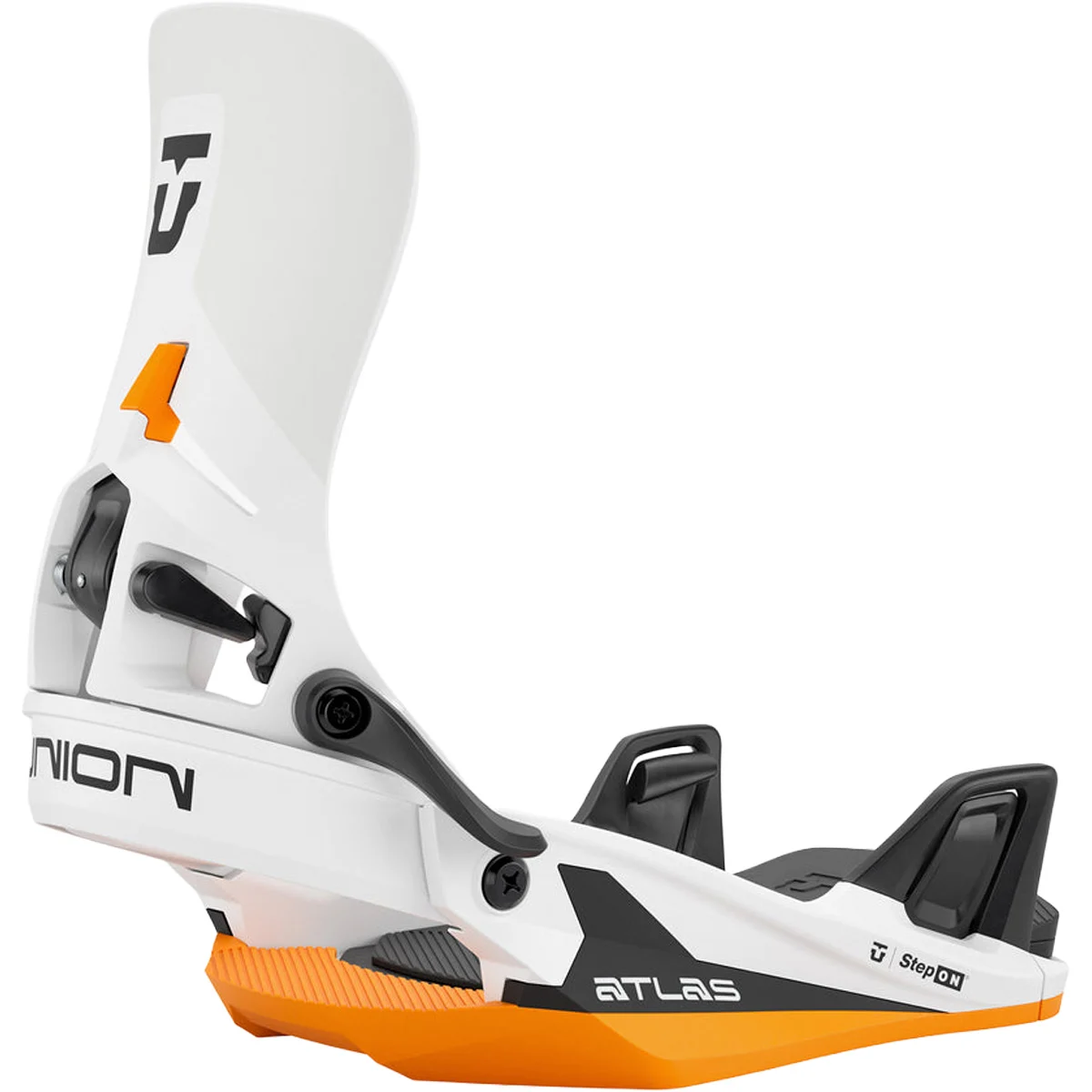 UNION ATLAS STEP ON WHITE/ORANGE  - Snowboard bindings