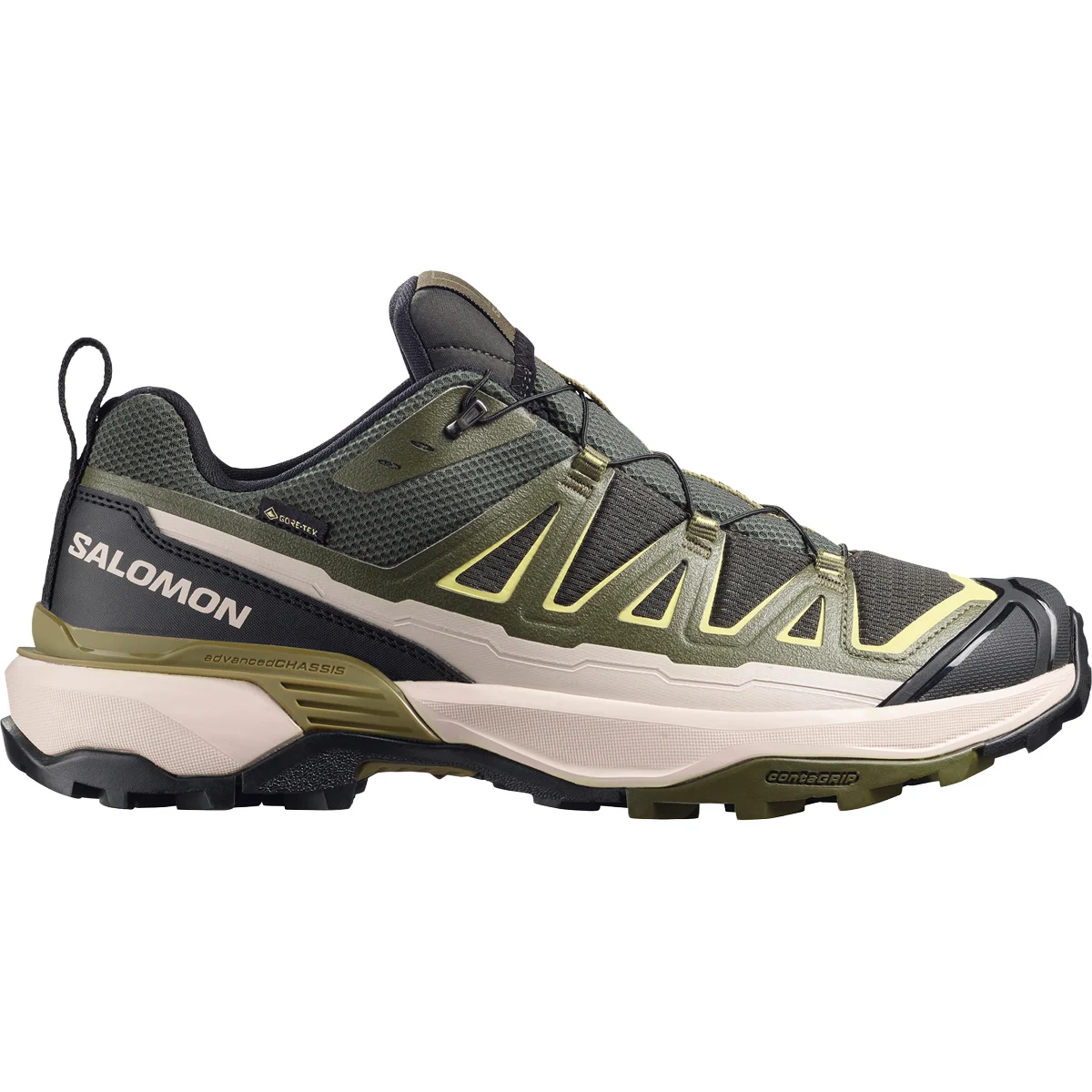 SALOMON X ULTRA 360 EDGE GORE-TEX PEAT/OLVNIG/E  - Low-rise hiking boot