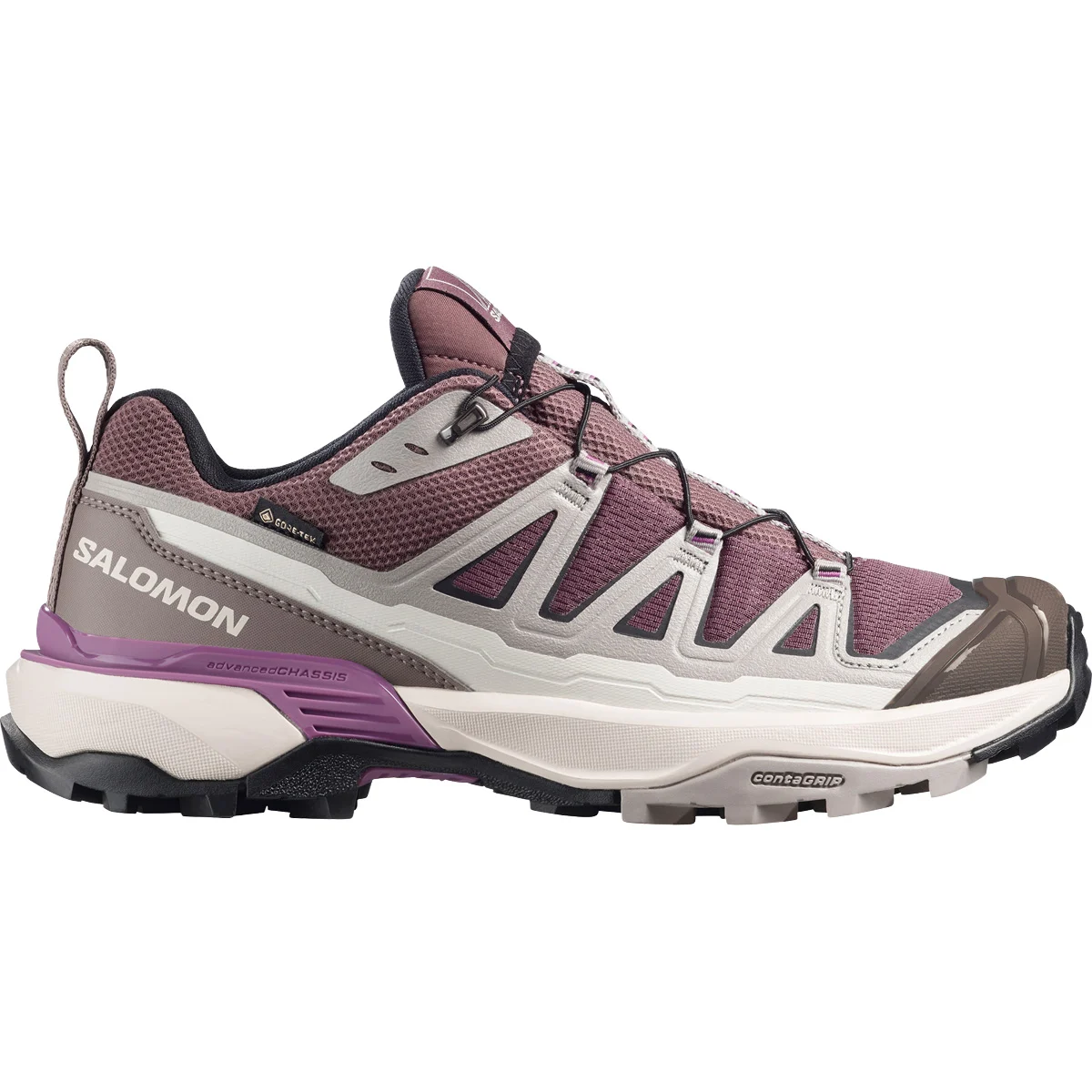 SALOMON X ULTRA 360 EDGE GORE-TEX W HUCKLE/PALO  - Low-rise hiking boot