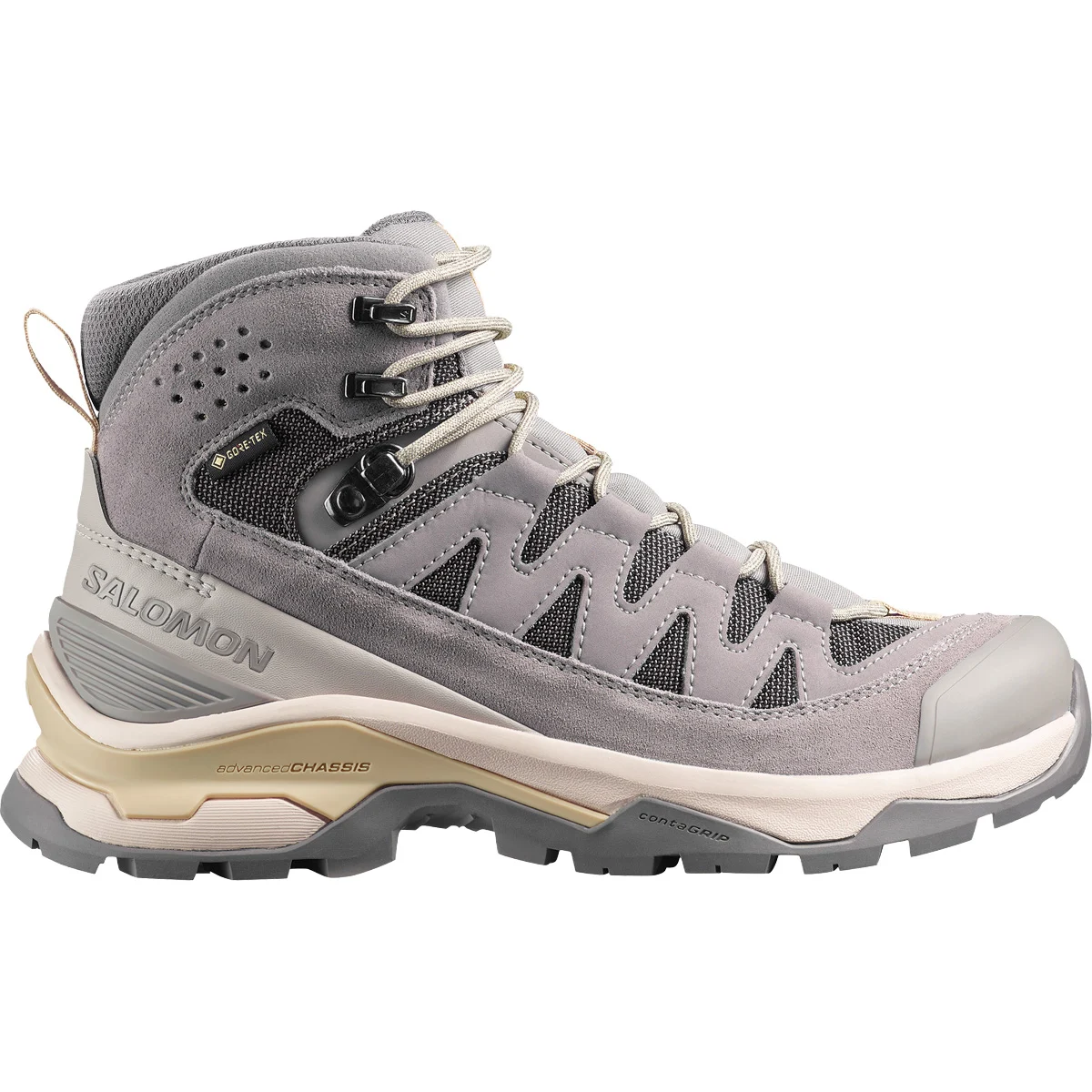 SALOMON QUEST ECHO GORE-TEX W GULL/PALOMA/BOG  - Mid-rise hiking boot