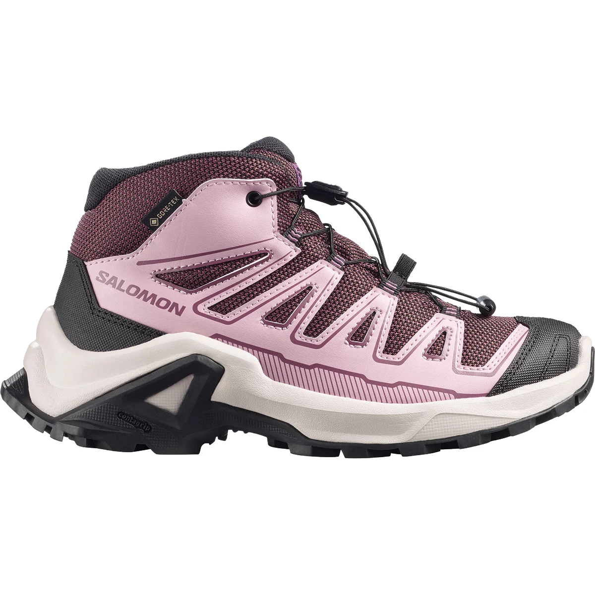 SALOMON X ULTRA MID GORE-TEX J HUCKLE/DAWN P/C  - Mid-rise hiking boot