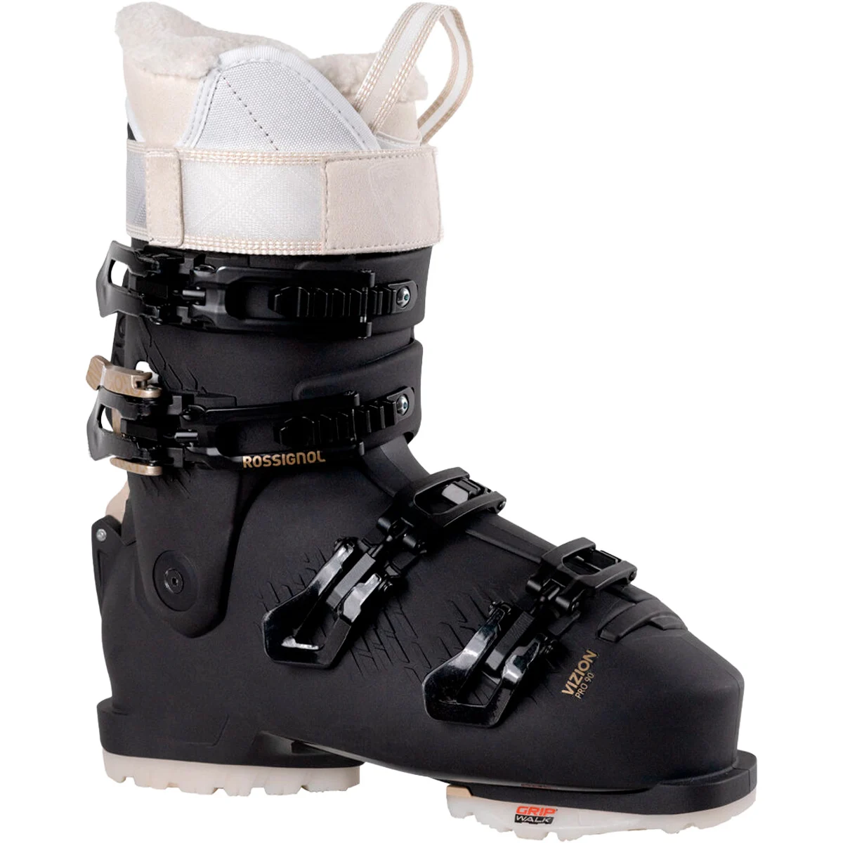 ROSSIGNOL VIZION 4B PRO 90 W GW BLACK  - Alpine ski boots