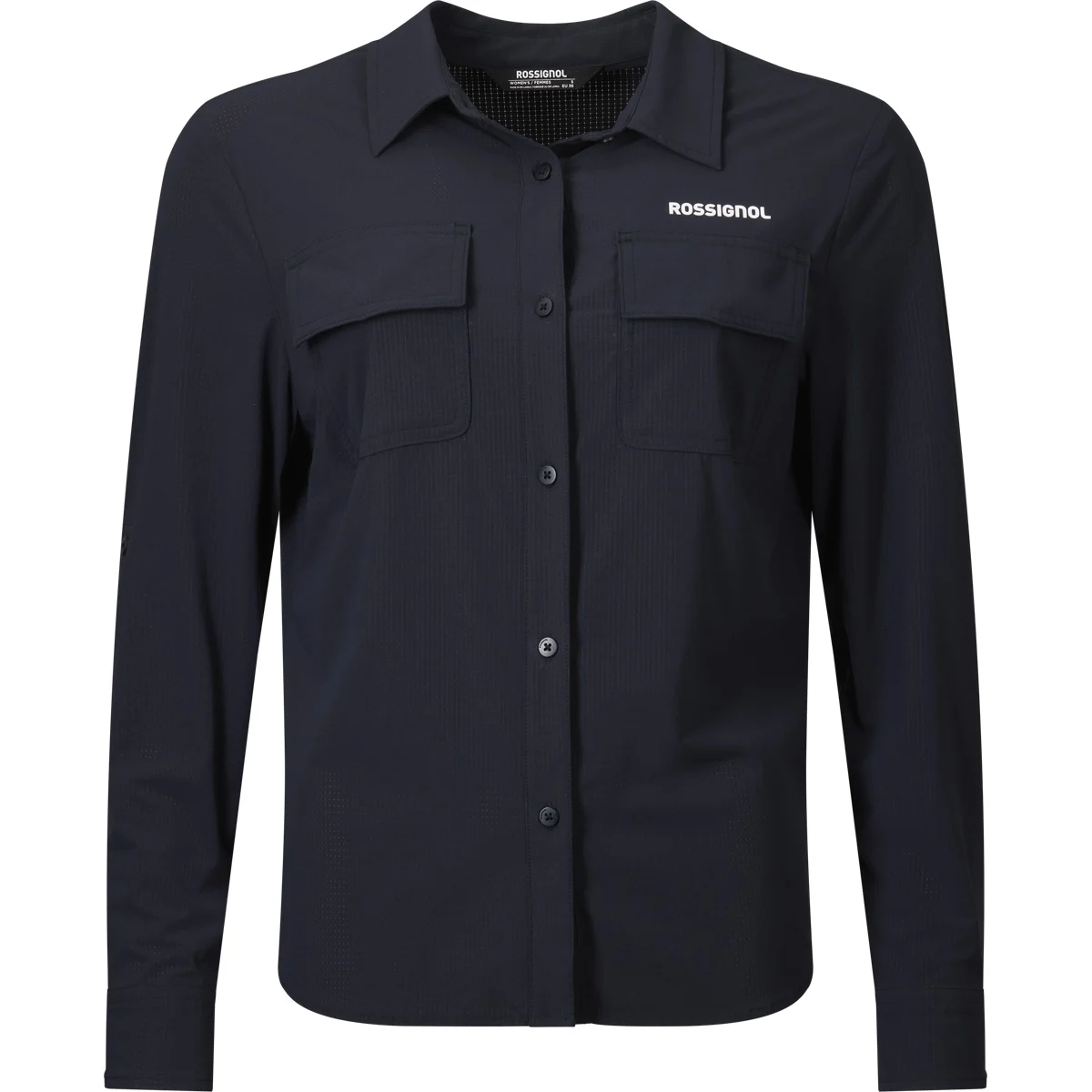 ROSSIGNOL LS VENTILATION SHIRT W BLACK  - Hiking shirt