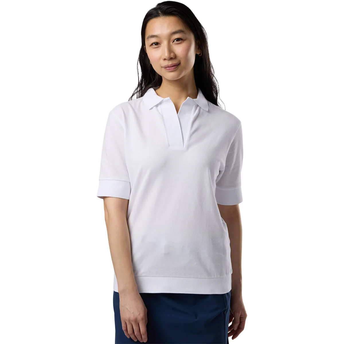 ROSSIGNOL PIQUE' POLO W WHITE  - Polo shirt