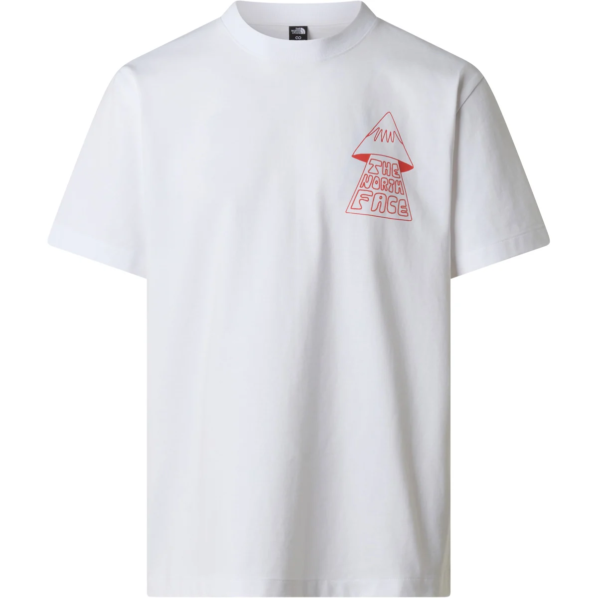 THE NORTH FACE MOUNTAIN PLAY RELAXED SHORT SLEEVE TEE TNF WHITE  - T-shirt