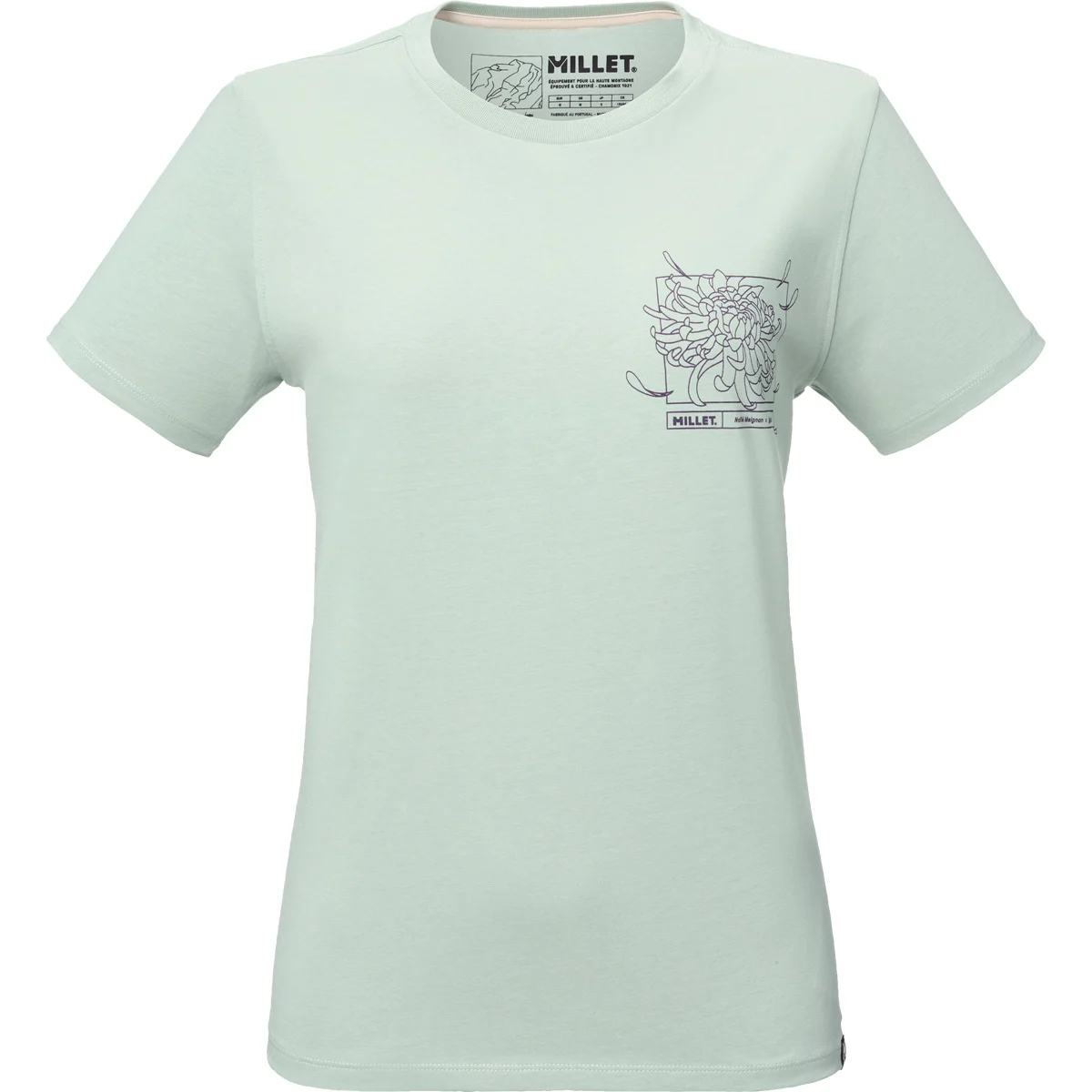 MILLET CIMAÏ COLLAB TS SS W SEAWEED  - Climbing T-shirt