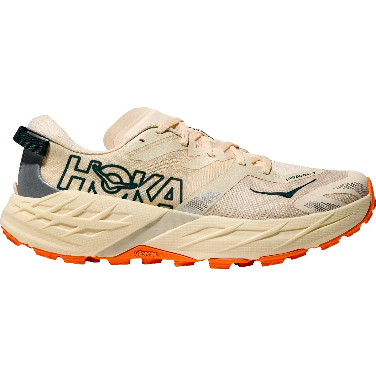 HOKA ONE ONE SPEEDGOAT 7 VINTAGE YELLOW / TURMERIC  - Trail running shoes