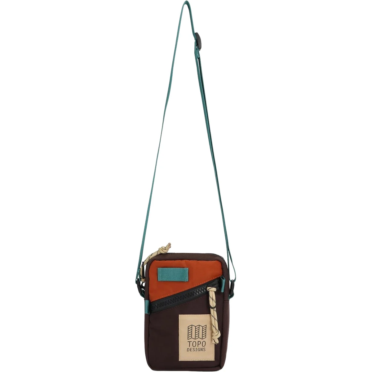 TOPO DESIGNS MINI SHOULDER BAG CLAY/CHOCOLATE  - SFS592_Sacs banane
