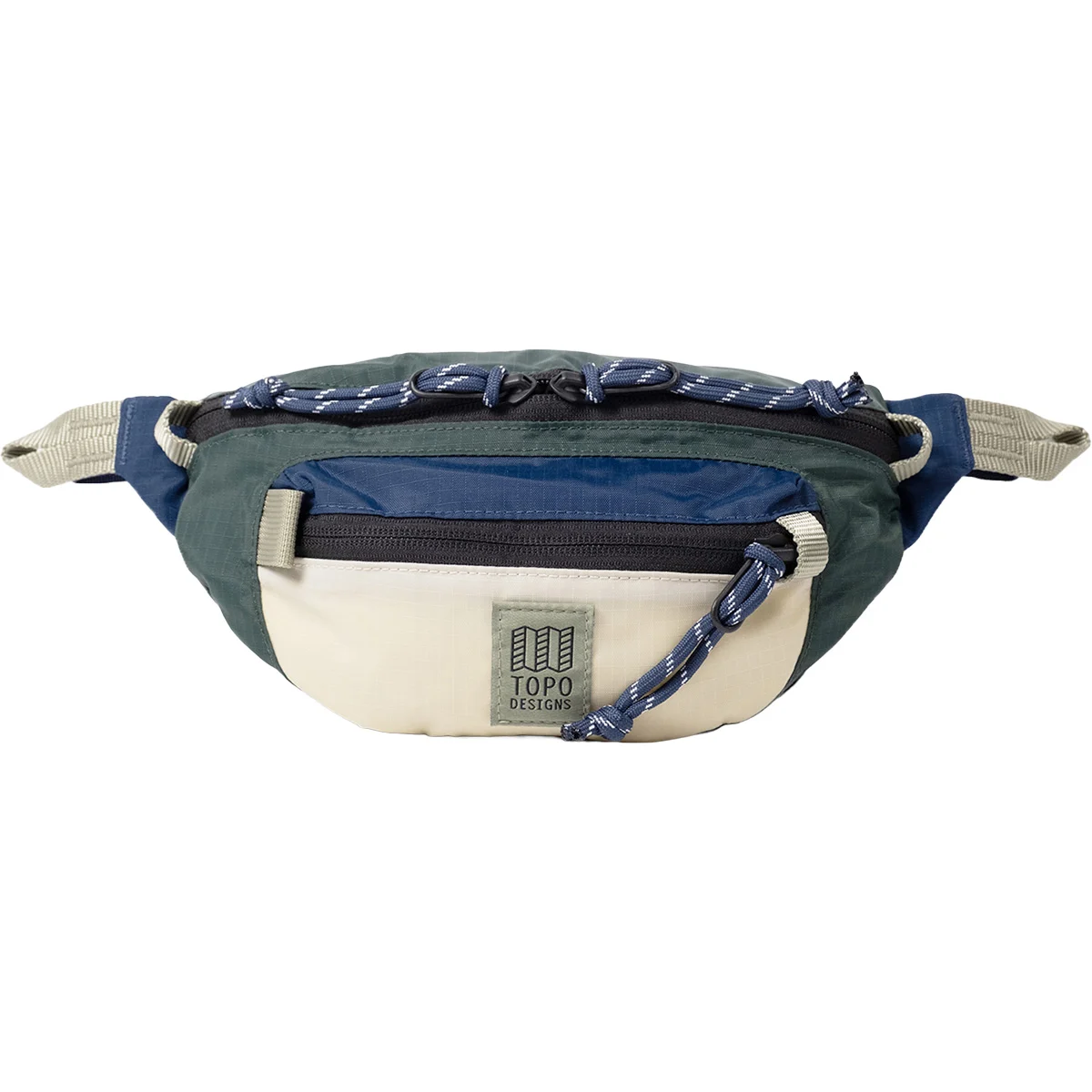 TOPO DESIGNS MOUNTAIN WAIST PACK FOREST/BONE WHITE  - Lifestyle backpack