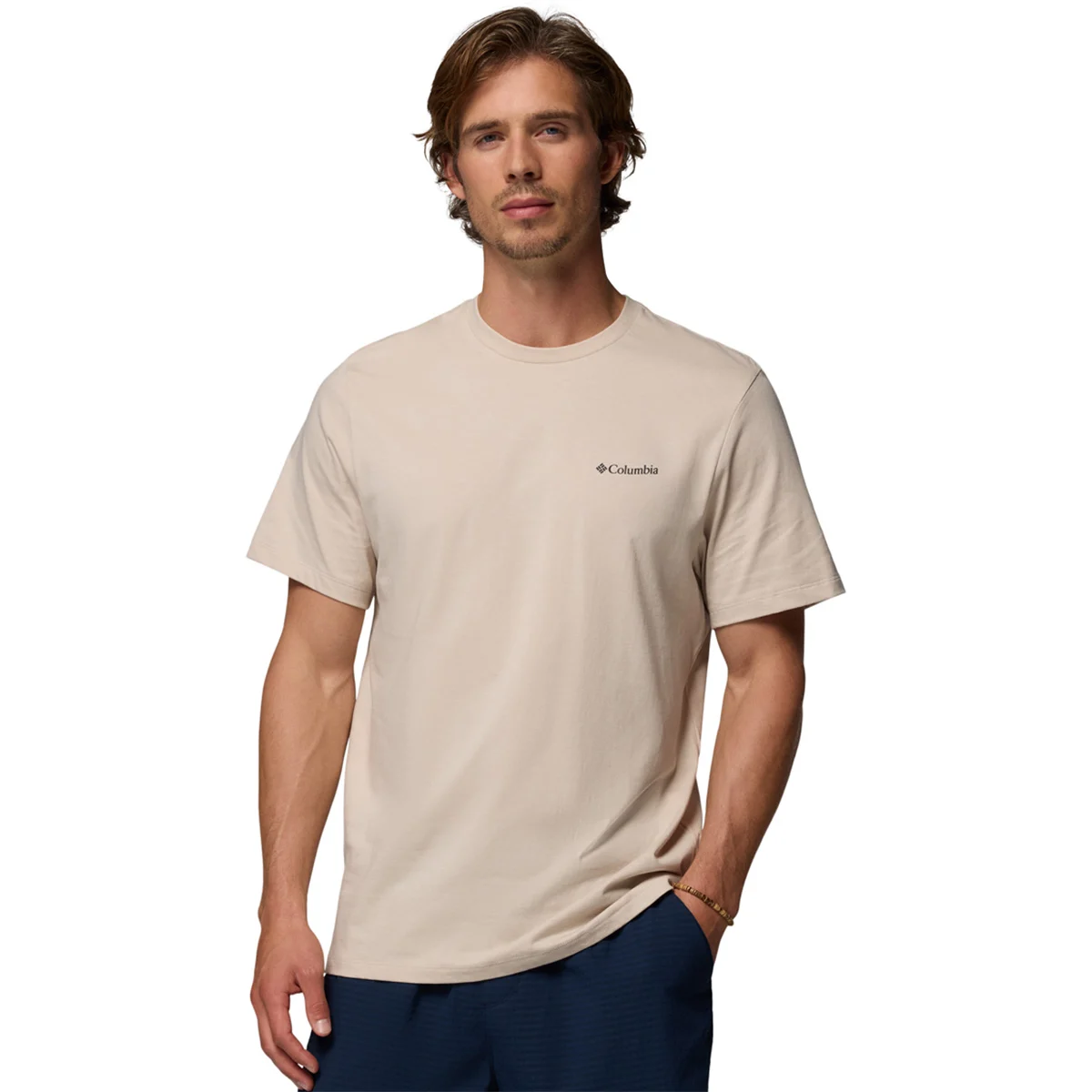 COLUMBIA CSC™ LOGO BACK TEE DARK STONE, LIN  - T-shirt