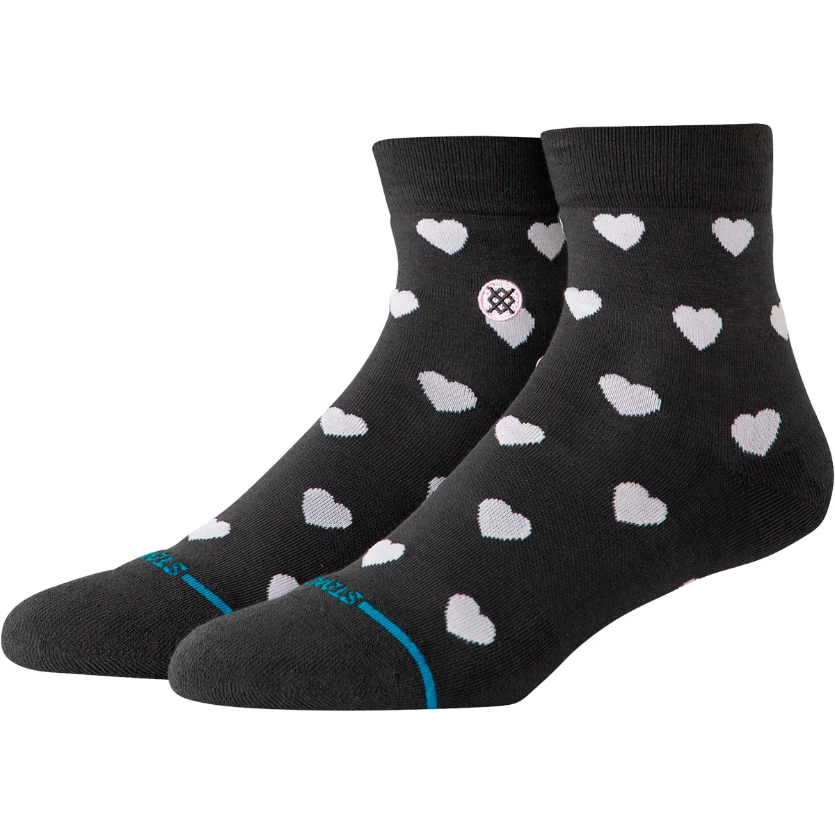 STANCE HEARTS LOWRIDER CHARCOAL  - Socks