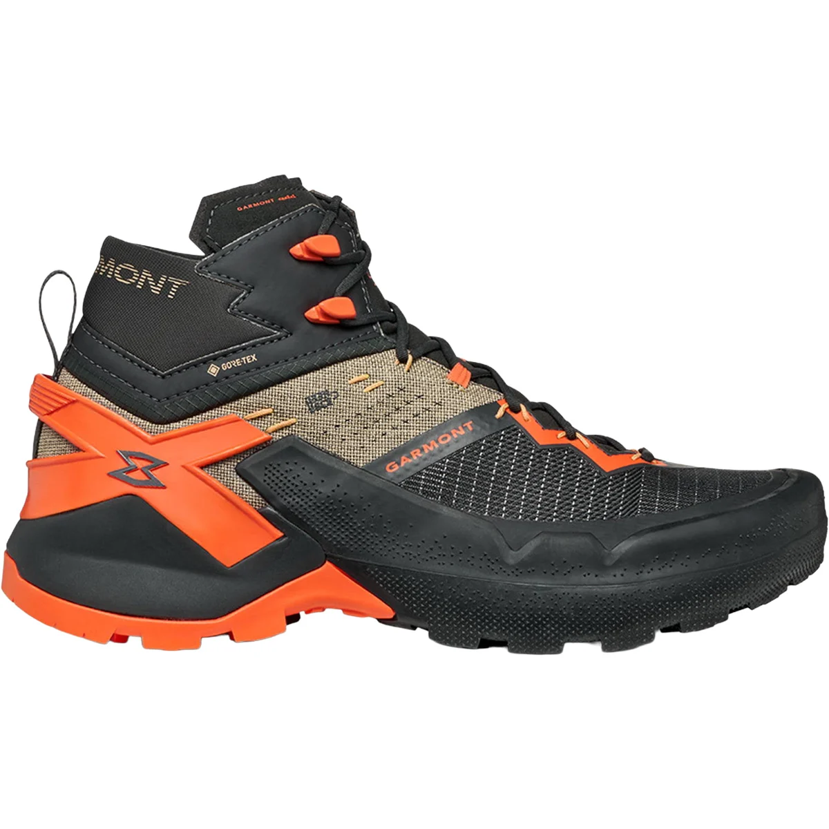 GARMONT 9.81 ONYX MID GORE-TEX RAVEN BLACK/PALE BEIGE  - Mid-rise hiking boot