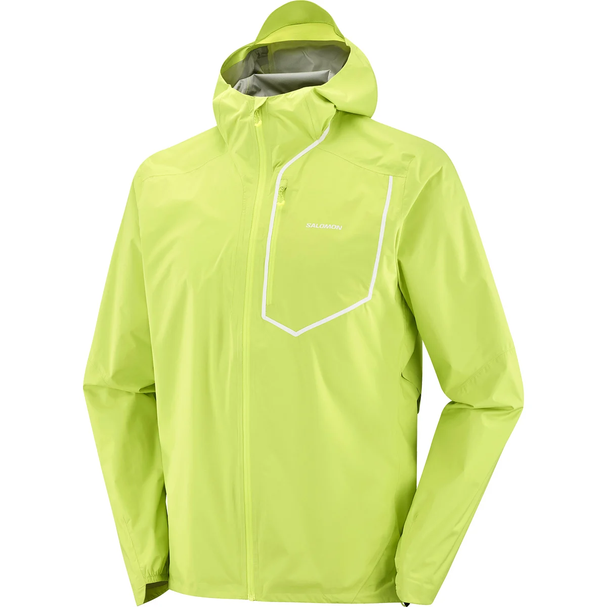 SALOMON BONATTI PRO JKT M ACID LIME  - Trail running jacket