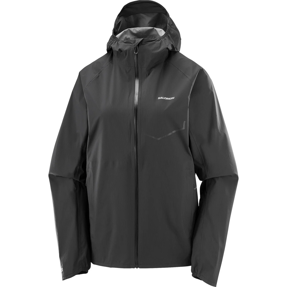 SALOMON BONATTI WATERPROOF JKT W DEEP BLACK  - Trail running jacket