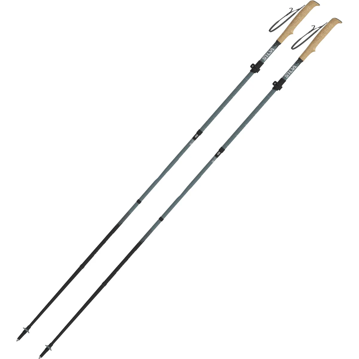 SILVA TREKKING POLES CARBON Z ADJUSTABLE UNICOLOR  - Hiking pole