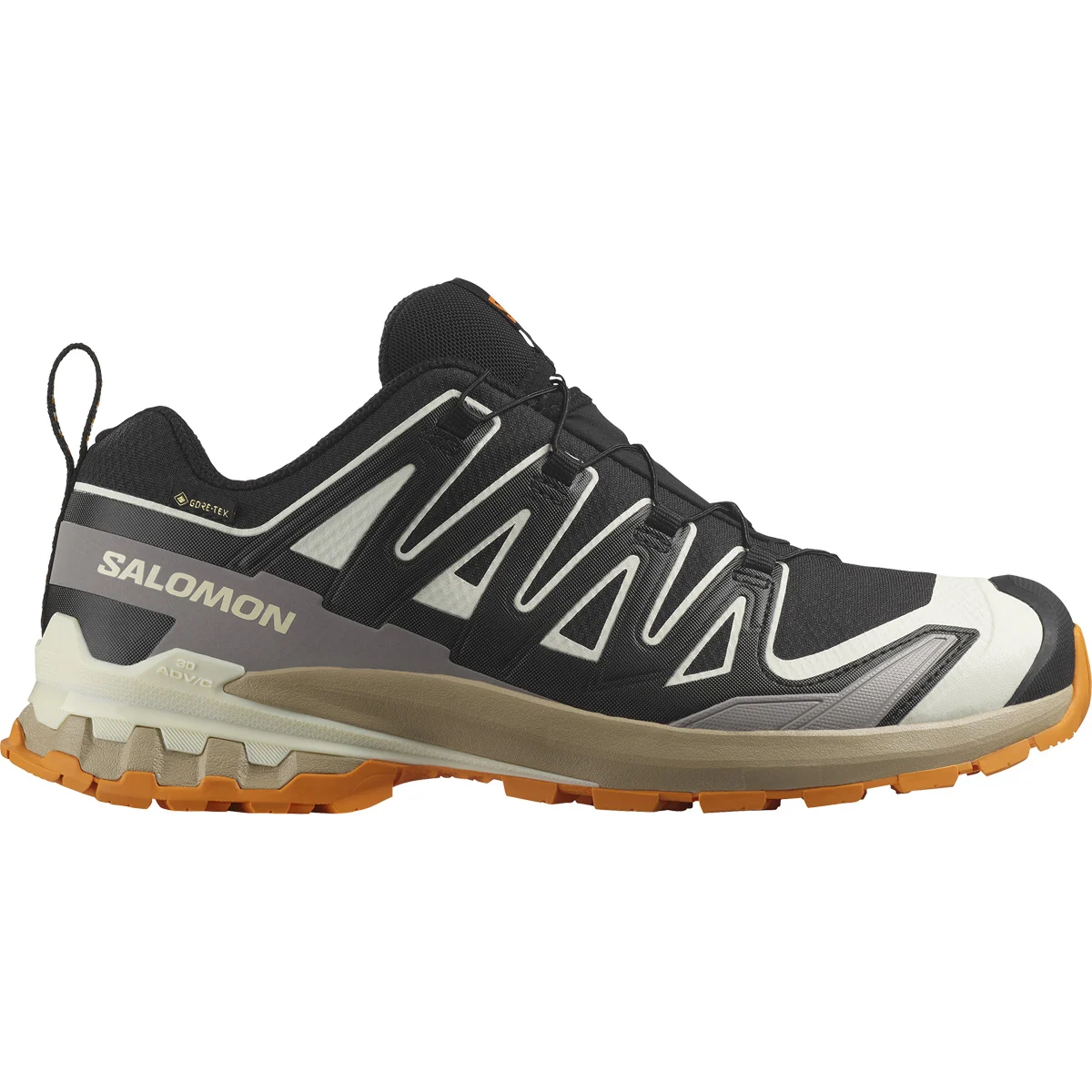 SALOMON XA PRO 3D V9 GORE-TEX BLACK/VANILLA ICE/TURMERIC  - Trail running shoes