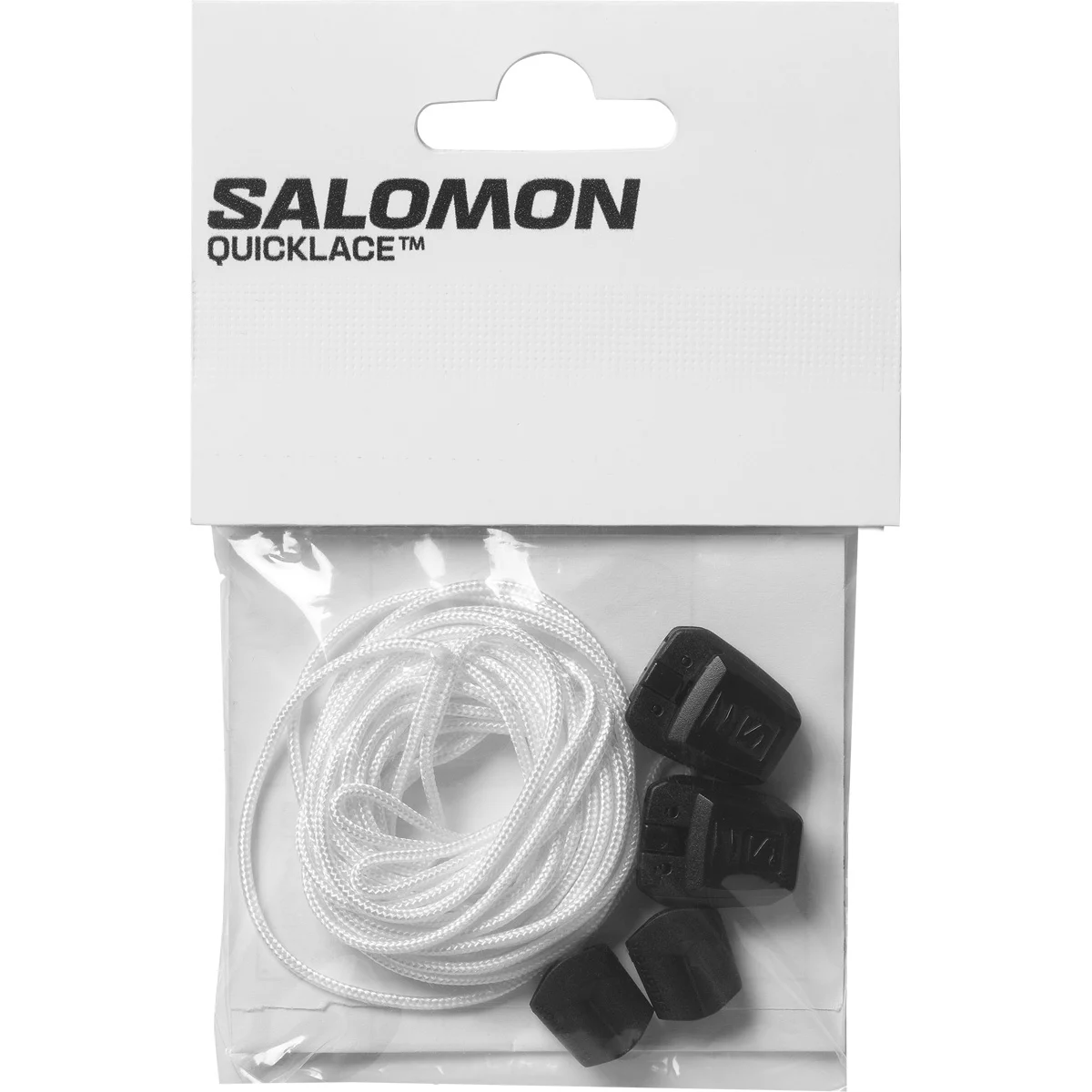 SALOMON QUICKLACE KIT NATURAL./BLACK/  - Trail running lace