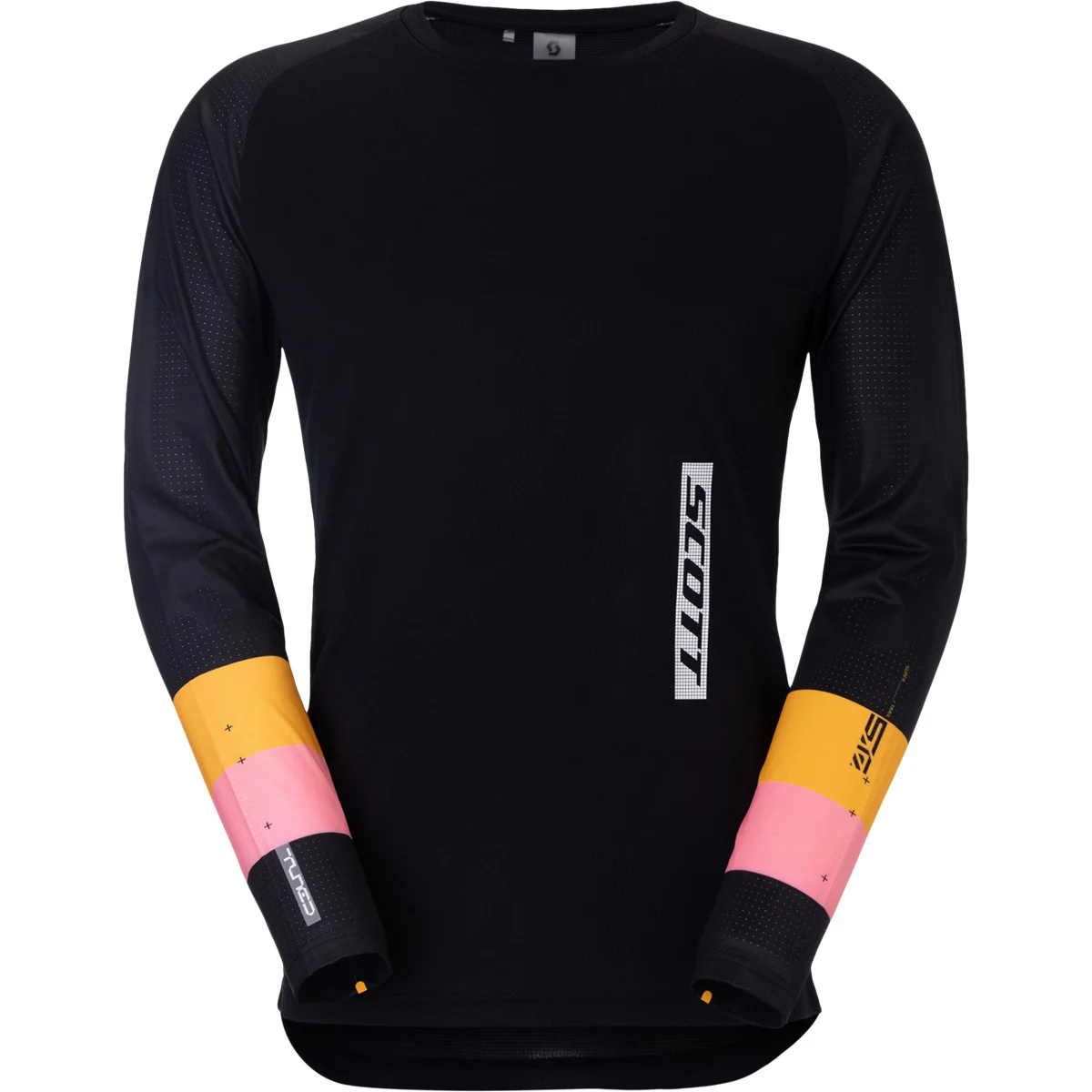 SCOTT SCO TEE M'S TUNED LS BLACK  - Mountain bike jersey