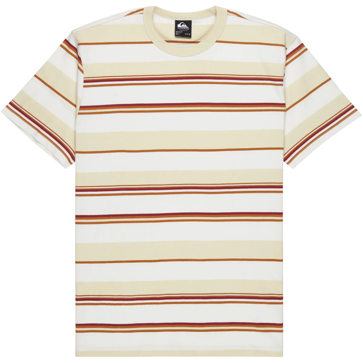 QUIKSILVER LEKONISTRIPESST BONE WHITE LEKONI STRIPE  - T-shirt