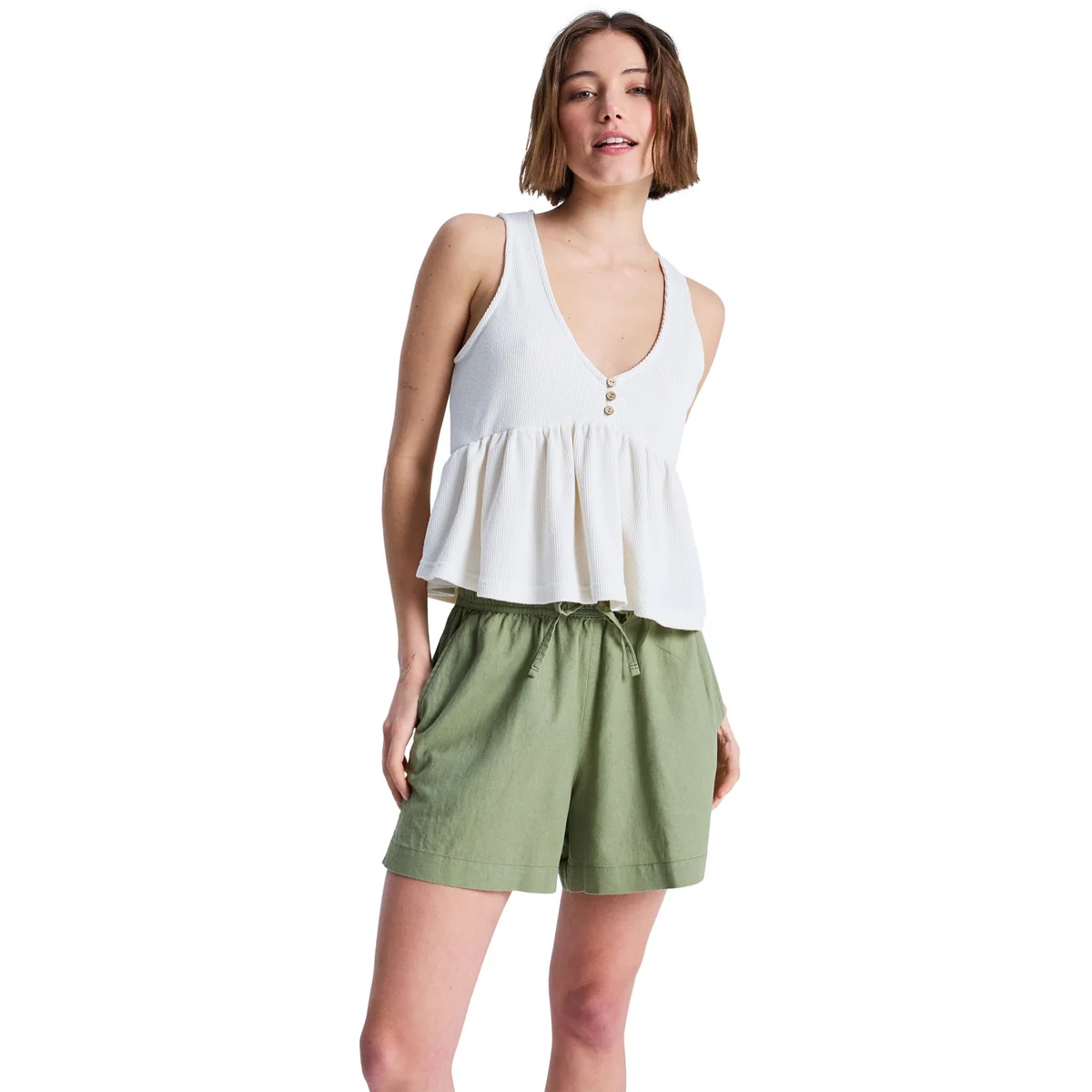 ROXY LEKEITIO BREAK OIL GREEN  - Shorts