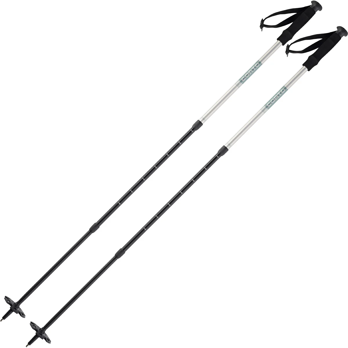 CORTO TIBET-3 BRINS CONE TWISTLOCK-105/135 ICE BLUE  - Hiking pole