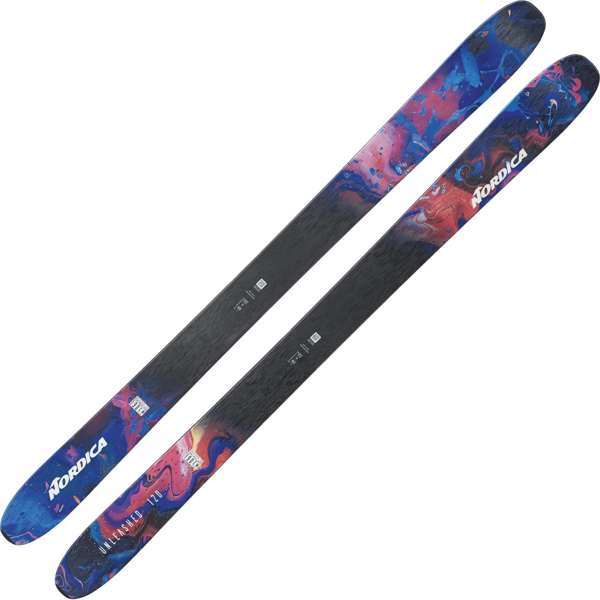 NORDICA UNLEASHED 120 BLUE/RED  - Alpine ski