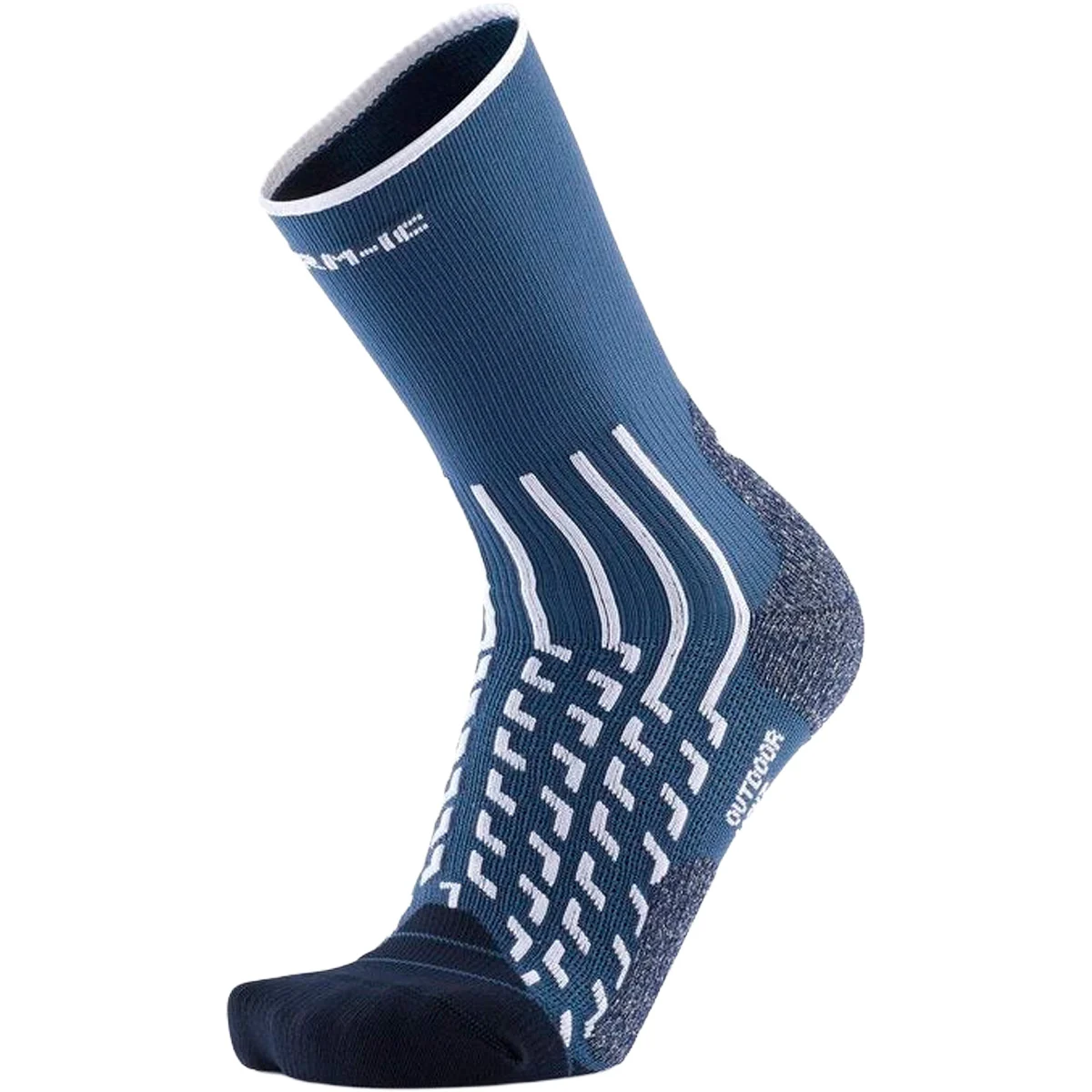 THERM-IC OUTDOOR LIGHT CREW WHITE / NAVY  - Hiking socks