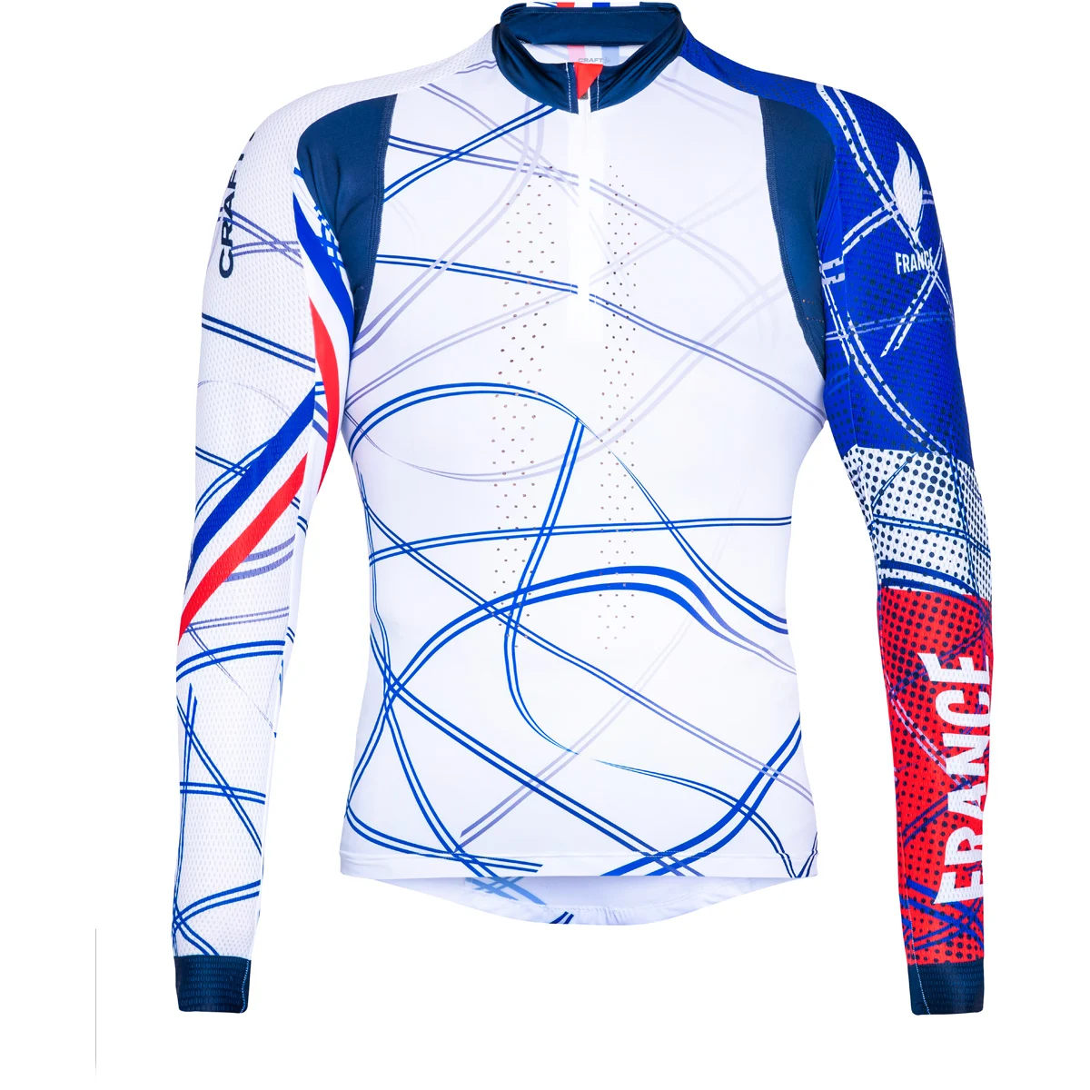CRAFT RACE TOP SUIT FFS JO 2026 WHITE  - Cross-country ski T-shirt
