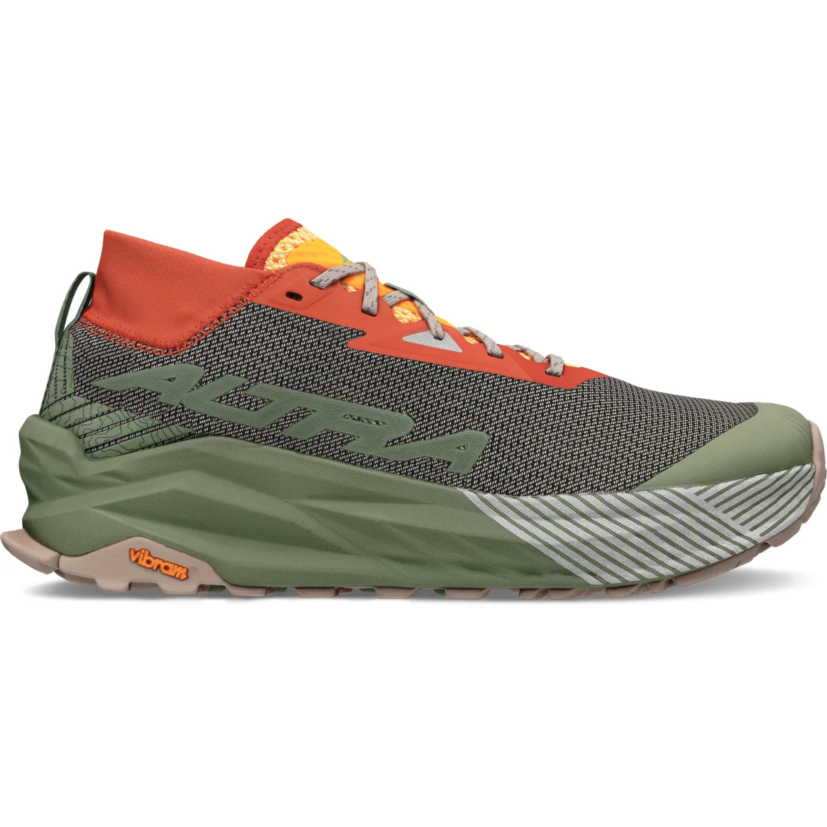 ALTRA OLYMPUS 275 M GRAY/ORANGE  - Trail running shoes