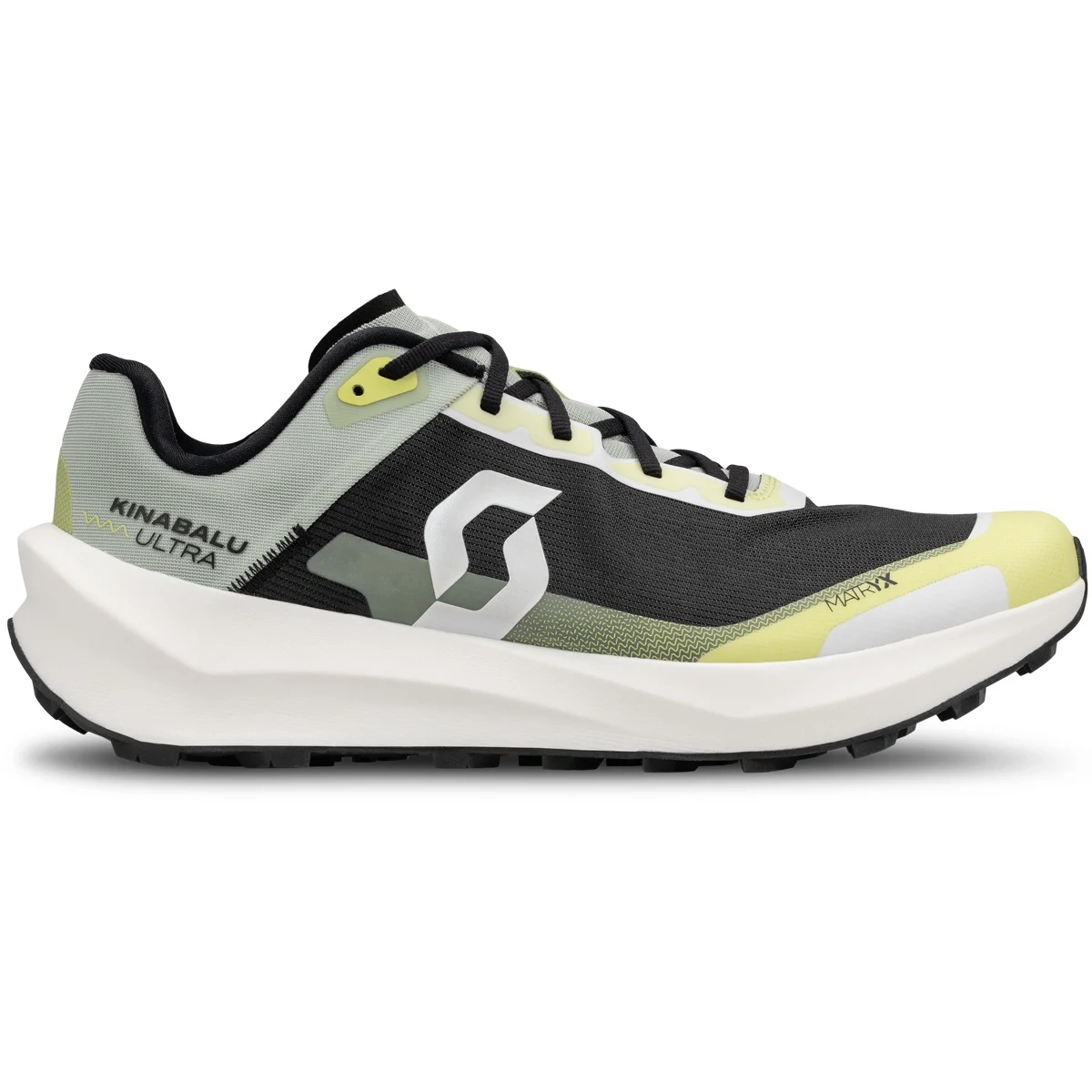 SCOTT KINABALU ULTRA ACID YELLOW/SPRAY GREY  - Trail running shoes