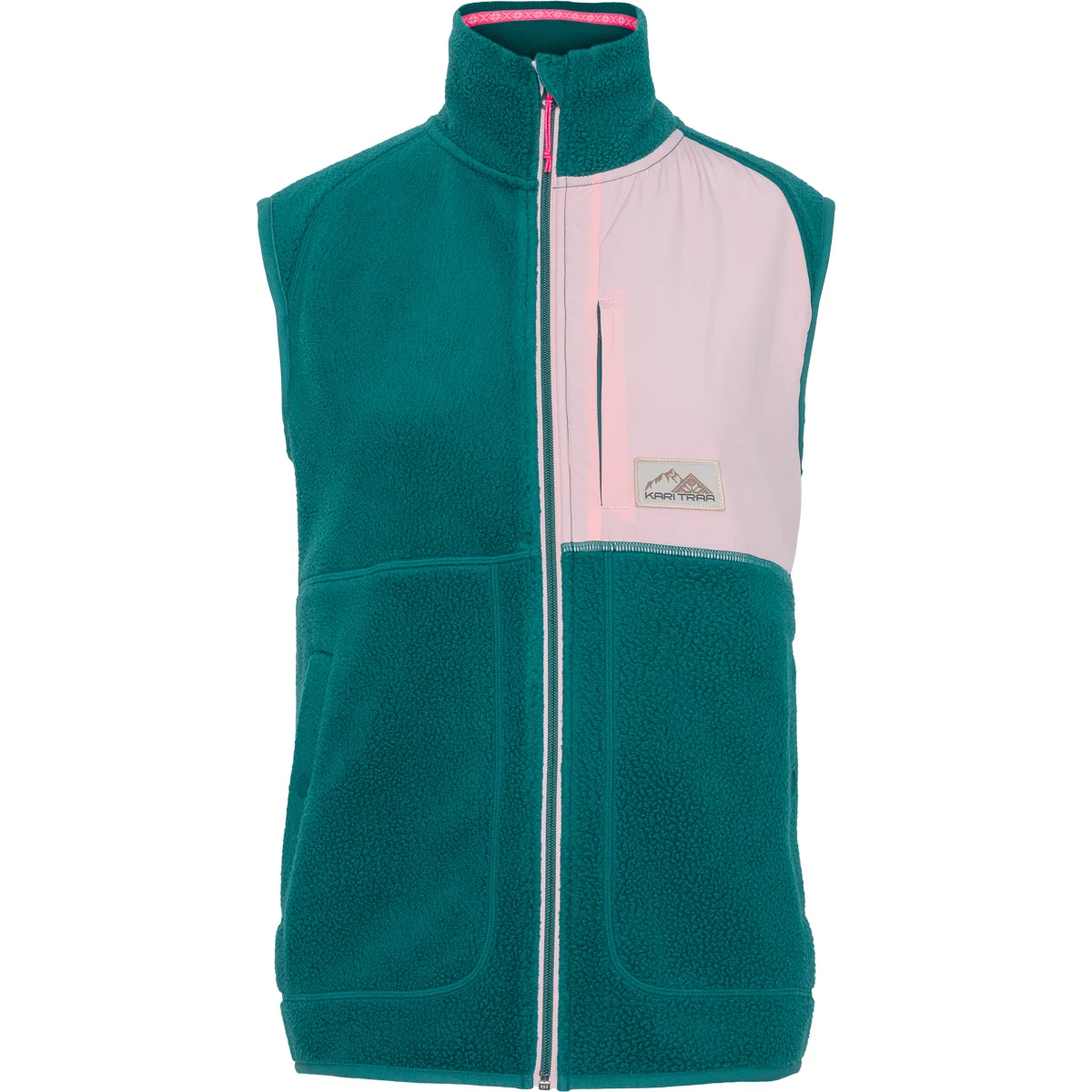 KARI TRAA EMMA VEST PEACOCK  - Fleece