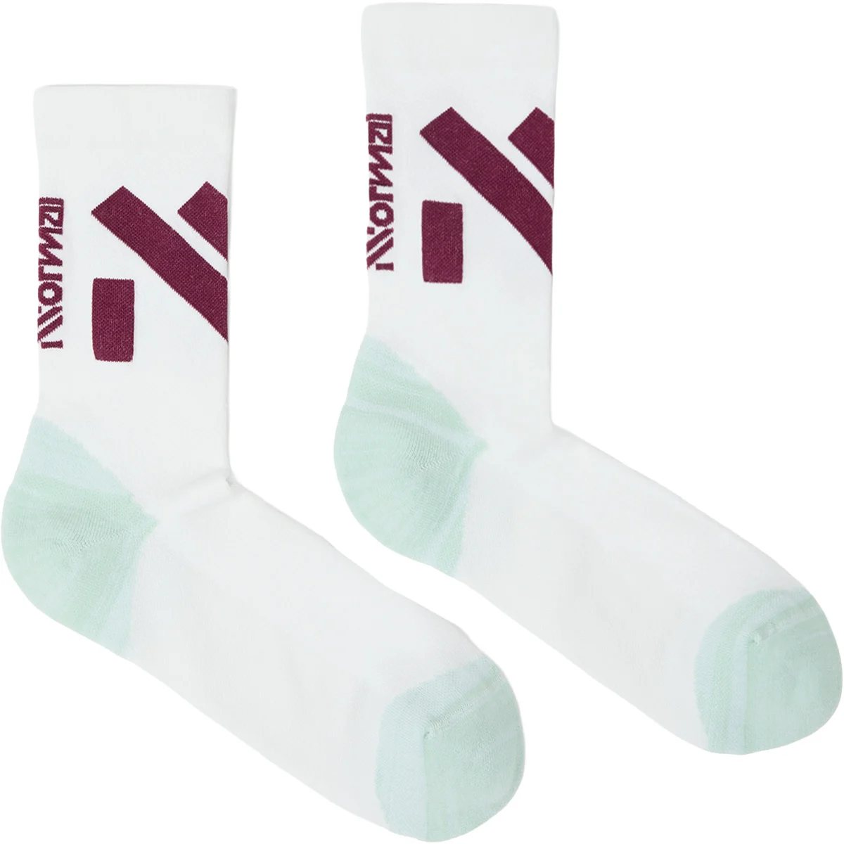 NNORMAL RACE SOCKS BLANC  - Running socks