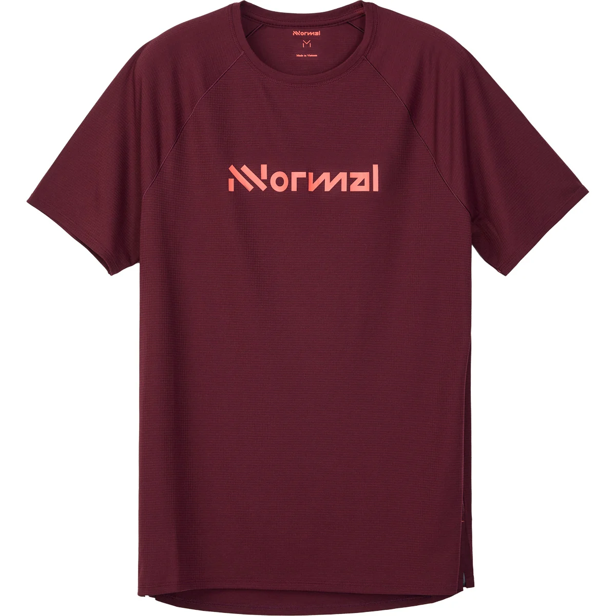 NNORMAL RACE T-SHIRT BORDEAUX  - Trail running T-shirt