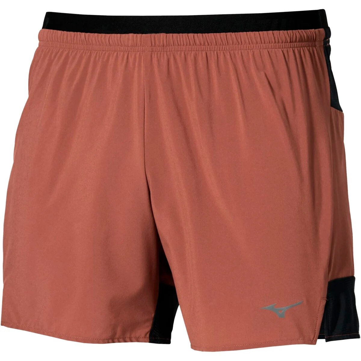 MIZUNO ACTIVE ALPHA 2IN1 5.5 SHORT COPPER BROWN  - Running shorts