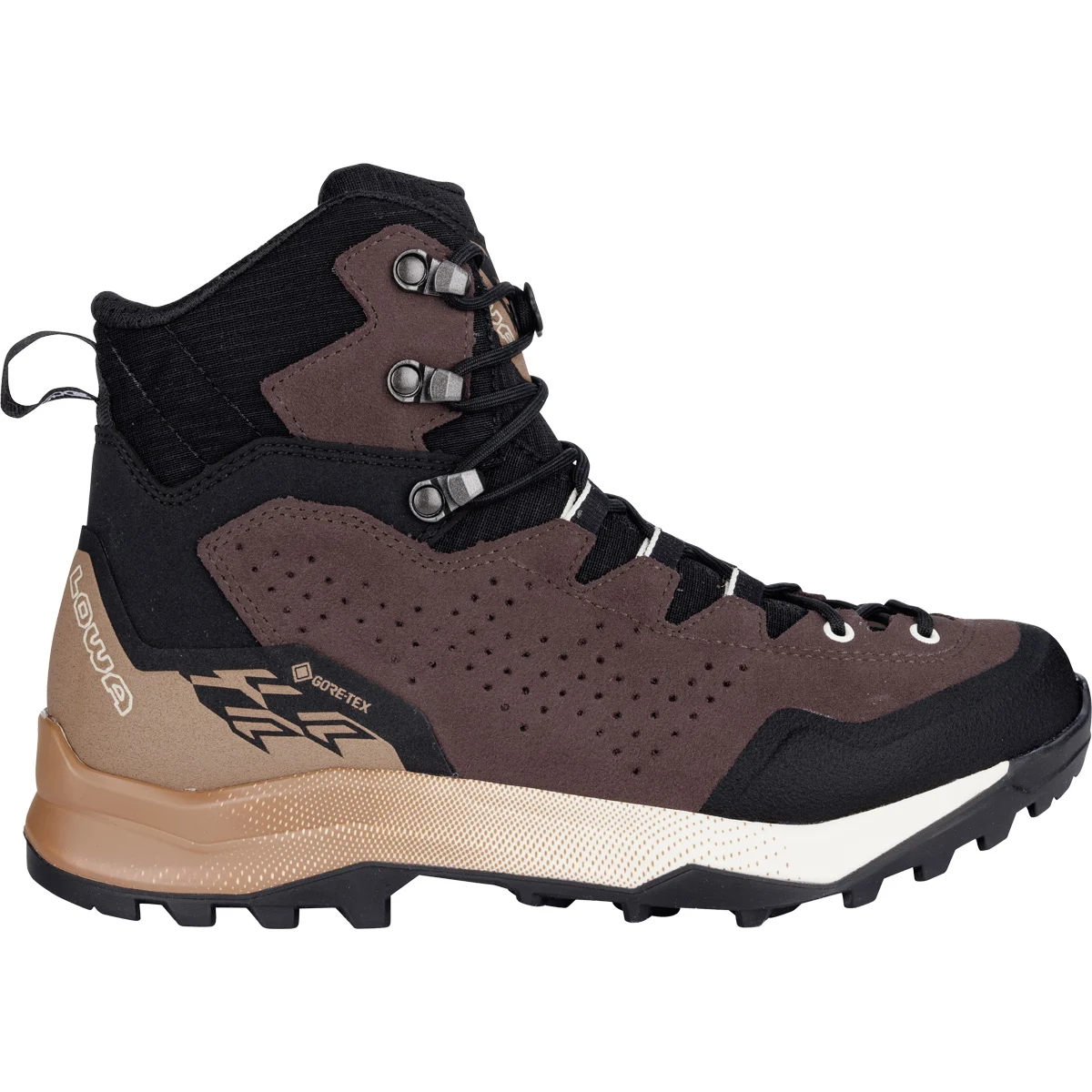 LOWA EXPLORER GORE-TEX MID W BROWN ROSE/CLAY  - Mid-rise hiking boot