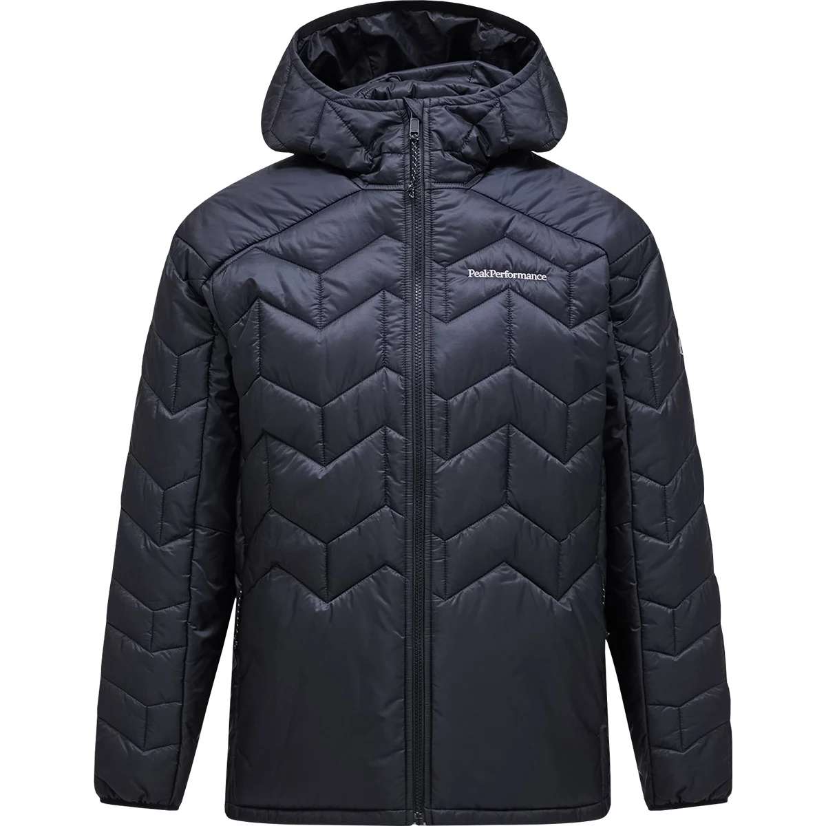 PEAK PERFORMANCE M ELEVATE LINER HOOD BLACK  - Ski down jacket
