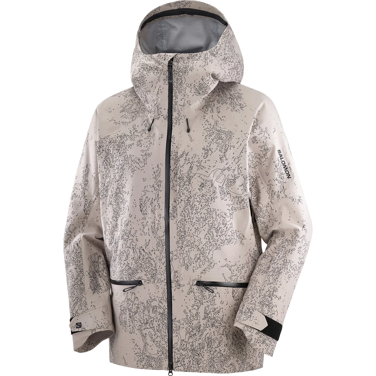 SALOMON ABSOLUTE 3L PRINT JACKET AO/ETHEREA  - Ski jacket