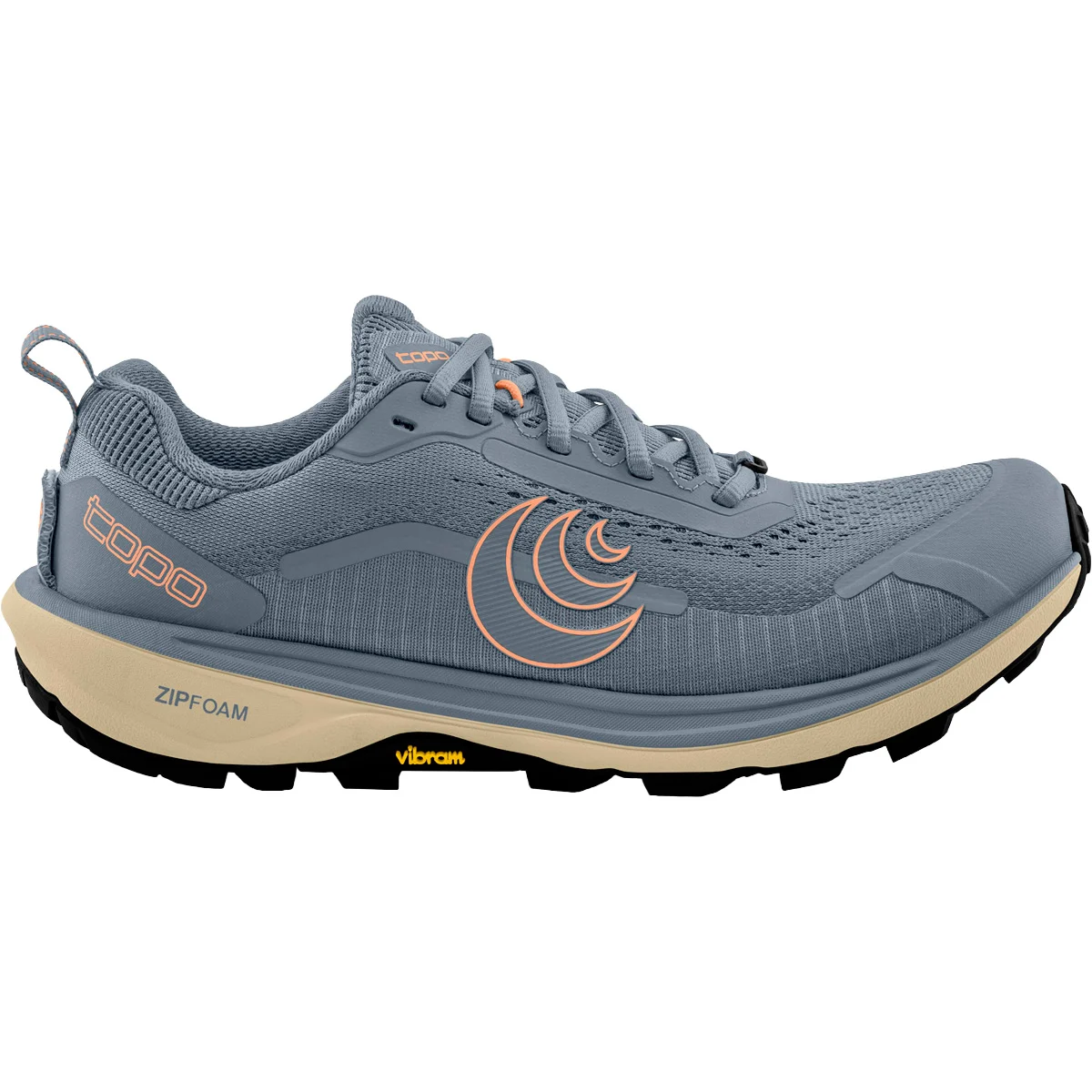 TOPO ATHLETIC TERRAVENTURE 5 GREY W GRIS / PECHE  - Trail running shoes