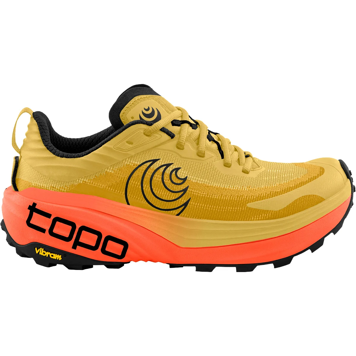 TOPO ATHLETIC VISTA YELLOW M JAUNE / ORANGE  - Trail running shoes