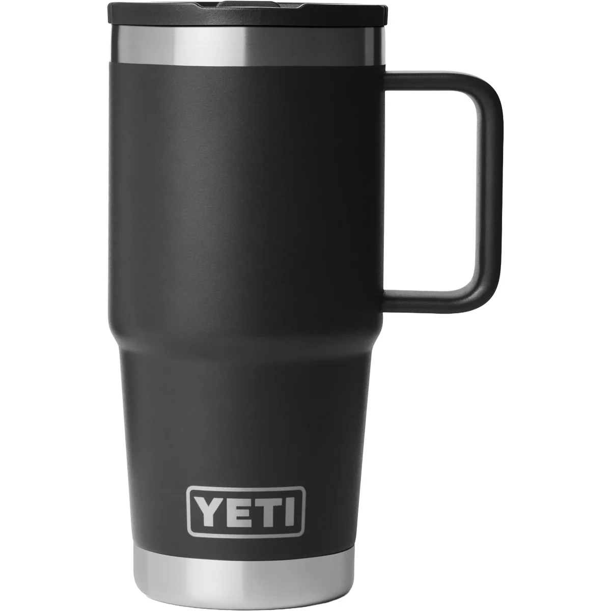 YETI RAMBLER 20 OZ TRAVEL STRAW MUG BLACK  - Vacuum bottle