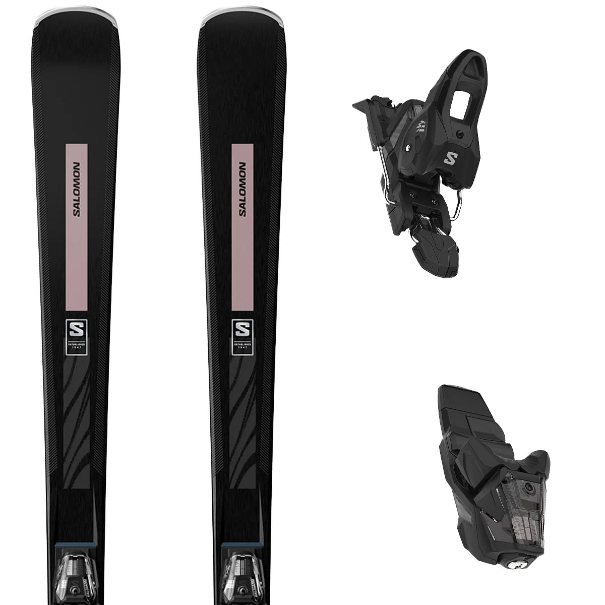SALOMON S/MAX N°8 + M10 L80 UNICOLOR  - Alpine ski set