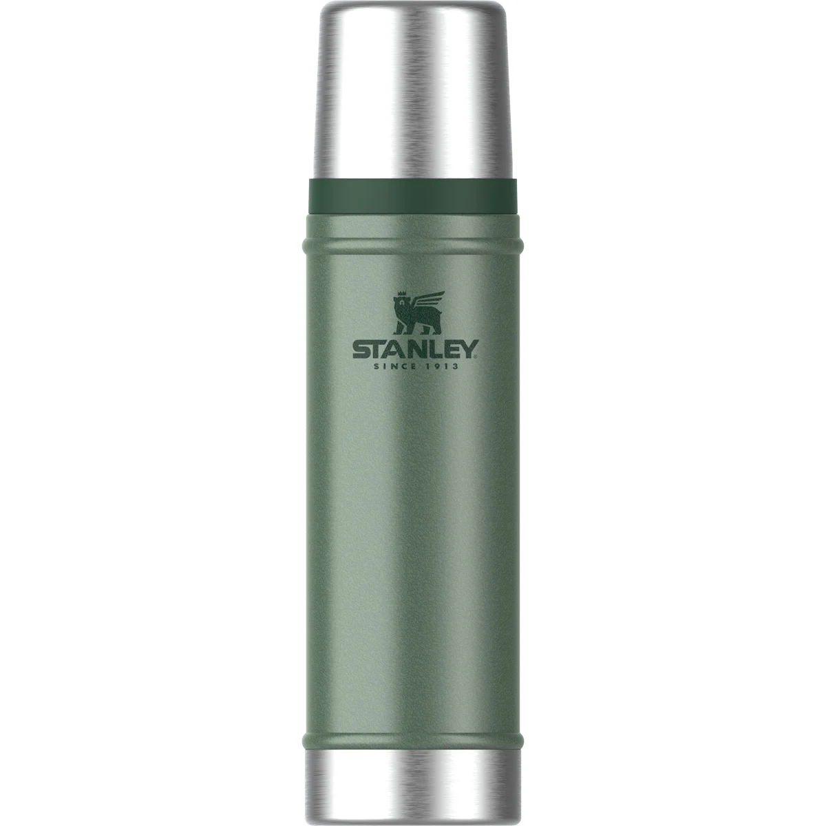 STANLEY THE LEGENDARY CLASSIC BOTTLE 0.6L HAMMERTONE GREEN  - Vacuum bottle