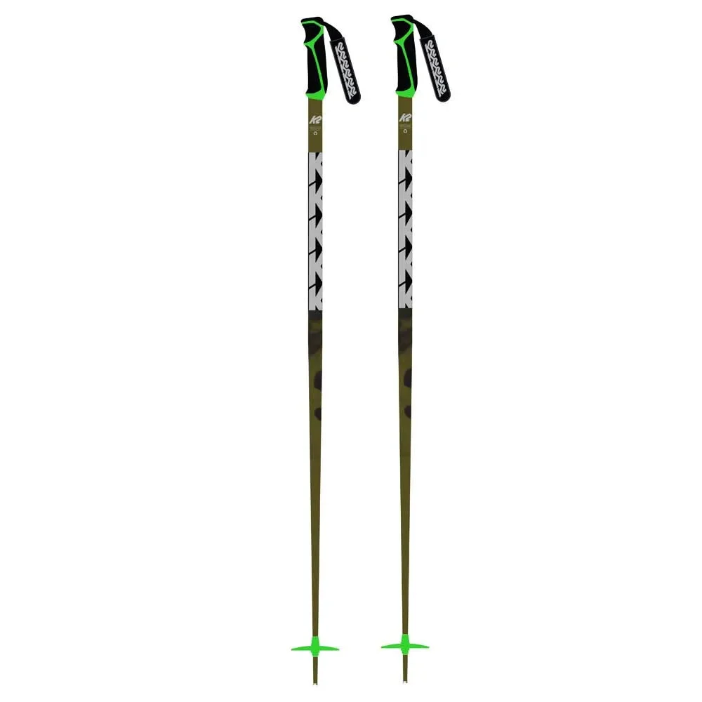 K2 FREERIDE 18 Green SKI POLES 2024