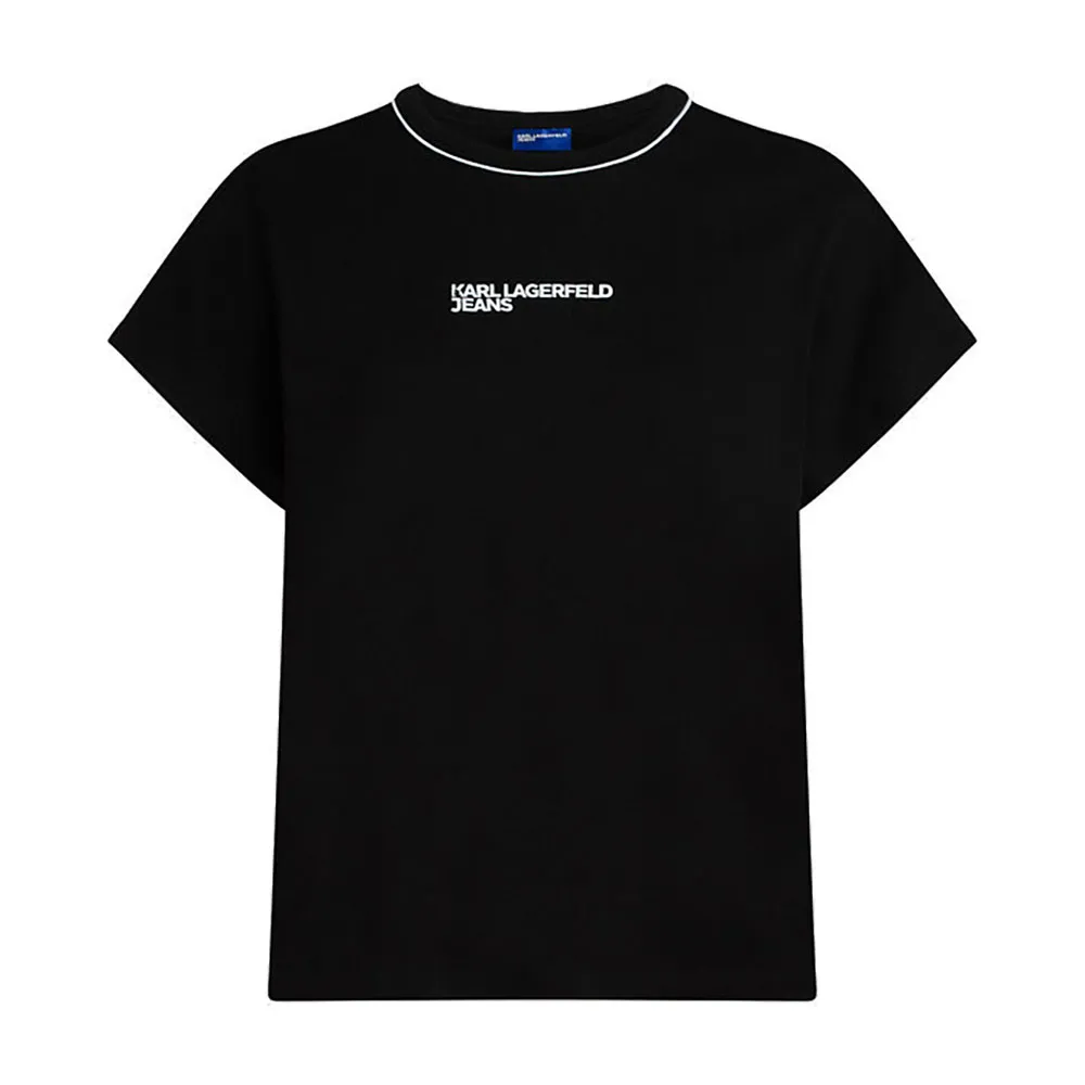 Karl Lagerfeld Jeans Drapey Logo short sleeve T-shirt