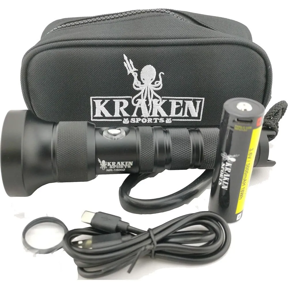Kraken N1800Z Zoom Focus torch