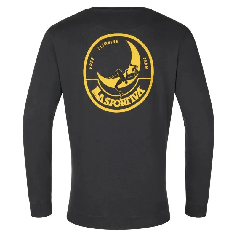 La Sportiva Climbing on the Moon Sweatshirt (Carbon) - Men's
