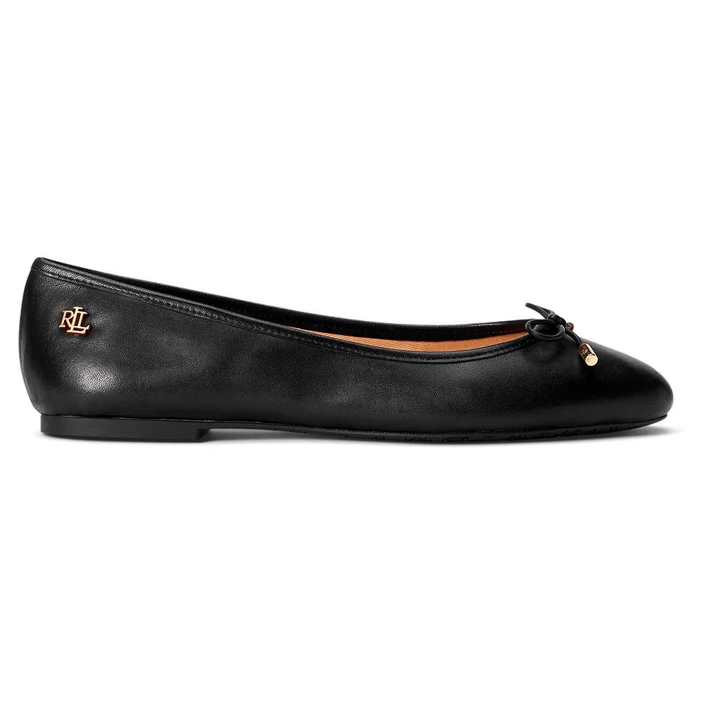 Lauren Jayna Leather ballet pumps