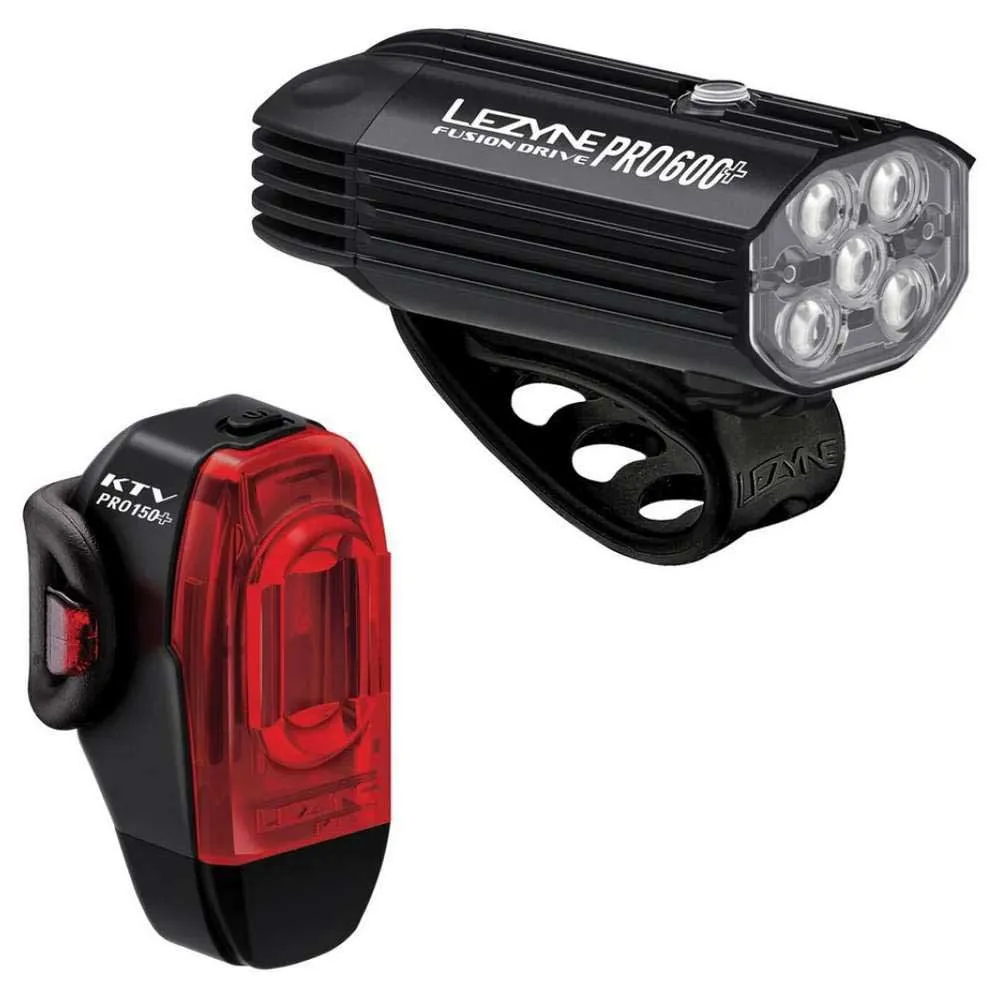 Lezyne Fusion Drive Pro 600+ / KTV Drive Pro+ light set