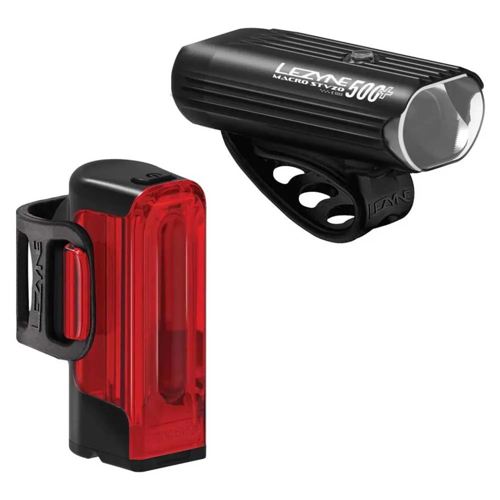 Lezyne Macro Drive 500+ STVZO / Strip Drive+ STVZO light set